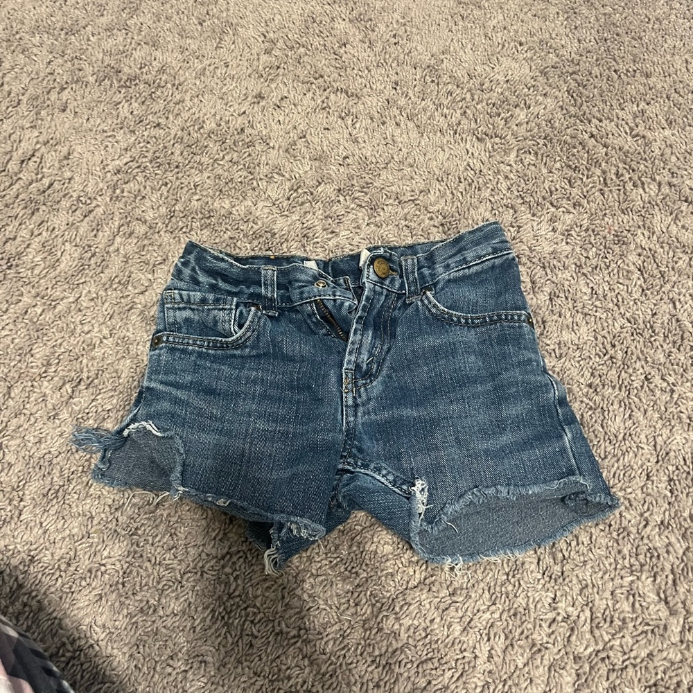 Levi's Blue Jean Shorts Distressed Cutoff Style